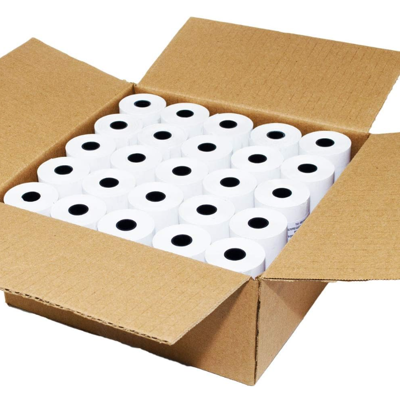 3 1/8" x 273' Thermal Receipt Paper Rolls (50 count)